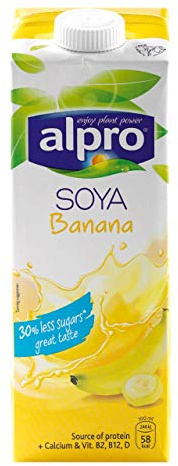 Alpro - Plátano bebida de soja - 4x 1 ltr