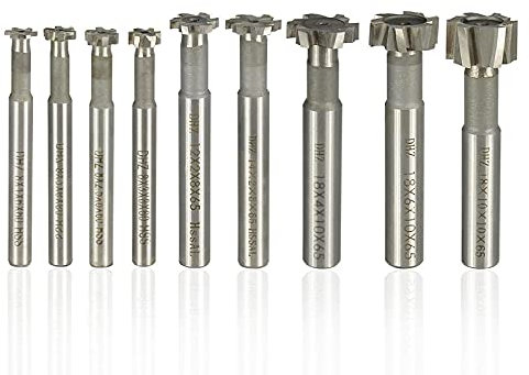1 pc fraise en T fraise CNC fraise en bout 8-20mm HSS pour outil de rainure de clavette de travail des métaux fraisage en bout en carbure de tungstène-20x2x12x90