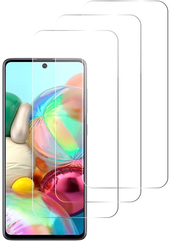 QUITECO Verre Trempé pour Samsung Galaxy A71 / A71 5G [3 PIÈCES] Vitre Protection Protecteur d'écran