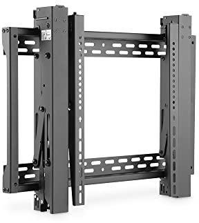 DIGITUS Soporte de Pared para TV - para televisores o monitores de 45-70 - función Pop-out - Carga máx. 70 kg - VESA 200x200 a 600x400 - protección antirrobo - Ajuste Fino - Negro