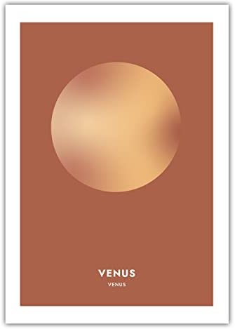 MOTIVISSO Poster Planeten - Venus - Venus (Standard) 50 cm x 70 cm