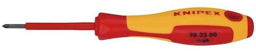 Knipex 98 25 00 VDE Isolierter Pozidriv-Schraubendreher, PZ0 x 60 mm