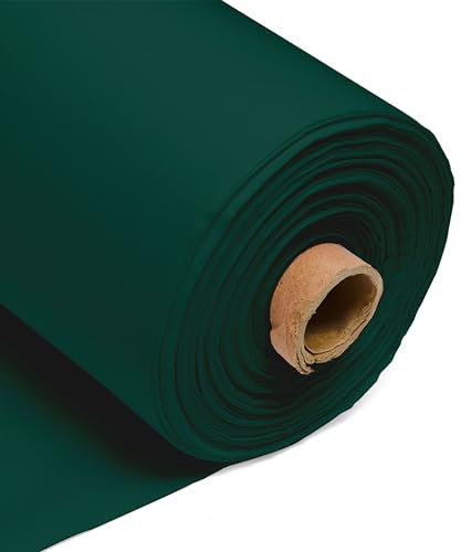 Bottle Green 100% Cotton Plain Fabric 60 Inch 150cm Wide 150GSM Material - Sewing, Dressmaking, Quilting, Curtain Linings, Pillowcases & Totes by CRAFT Queen LTD - 1 Metre
