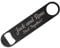 Personalised Black Solid Flat Bottle Opener | Custom Engraved Stainless Steel Beverage Keychain | Unique Gift for Beer Lovers, Father's Day, Birthday, Wedding, Graduation | Portable, Durable Design