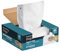 SONGMICS Lot de 80 sacs poubelle, 20 l, avec cordon de serrage, code L, très résistants, boîte de distribution rapide, blanc crème KRB021A02