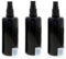 Purple Glass Spray Bottle, High Light Protection Miron Glass Bottle with Kosmetex Black Pump Atomizer, 3 x 100ml