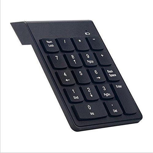 Portable Bluetooth Mini Numeric Keypad Wireless Numeric Keyboard For Laptop, Tablets, Surface Pro, Windows, Smartphones and More