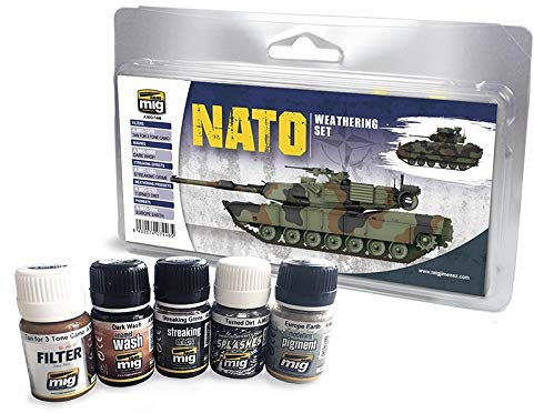 AMMO A.MIG-7446 NATO Verwitterungsset, Mehrfarbig
