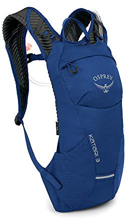 Osprey Katari 3 Trinkrucksack für Männer, mit Hydraulics™ LT 2,5-Liter-Trinkblase - Cobalt Blue (O/S)