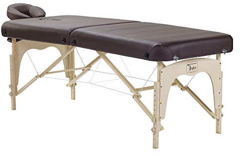 Teqler T-135367braun Holz-Massageliege, braun