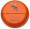 Anton & Sophie Carl Oscar SnackDISC ★ mit Namen PERSONALISIERBAR ★ die drehbare Snackdose ★ 5 Feste Fächer ★ Brotbox, Brotdose, Snackbox (orange (mit Namen))