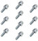 10x Radschrauben M12x1,5 SW17 28mm Schaftlänge Kugel Radbolzen-Set für Alufelgen