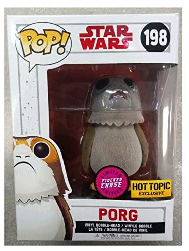 Funko Pop! Star Wars The Last Jedi Flocked PORG Chase Exclusive Vinyl Figure