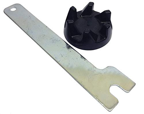 Acoplador de embrague de goma WP9704230 con una llave LKS incluida. Compatible con modelos Kitchenaid a partir de 5KSB3, KSB3, KSB5, 5KSB52 y 5KSB5