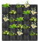 LITLANDSTAR Hanging Planter Bags, 25 Pockets Hanging Vertical Wall Mounted Planter Planting Grow Bags, Gardening Vertical Greening Flower Container Plant Pouch Storage Bags(1m×1m, Black)