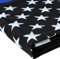 Thin Blue Line Flagge 90 x 150 cm mit gestickten Sternen – genähte Streifen – Messingösen, schwarz, weiß und blau, amerikanische Polizei-Flagge, Ehrungsbehörde