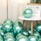 100 Pcs 5 Inch Mini Metallic Green Balloons - Romantic Chrome Balloons for Baby Shower, Birthday, Wedding, Engagement, Anniversary & Festival Decorations