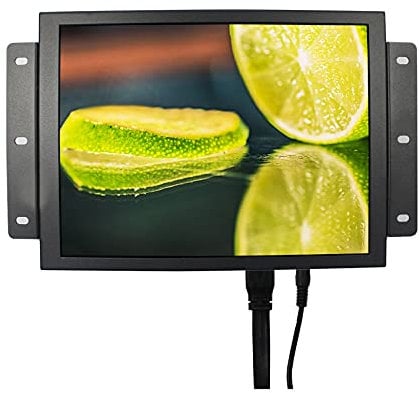 VSDISPLAY Industrial Monitor, 10.4 inch 800x600 4:3 TFT Wall-Mounted Monitor, VGA DVI port,Dual Speakers,Metal Shell & Power Supply,for Replacement Screen G104SN03 V1