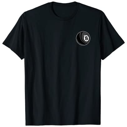 Pool Logo Emblem Snooker Billardtisch Billiards Billard T-Shirt