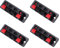 WANGCL 4pack 4 Way Speaker Terminale Connettori Morsettiera Morsettiera Clip a Molla Giunzione Morsetto Test Clip Altoparlante Filo Connettori Blocco