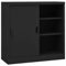 Festnight Armoire de Bureau avec Porte Coulissante,Armoire de Rangement,Classeur Meuble de Rangement,Étagères Réglables en Hauteur,battantes verrouillable,Anthracite 90x40x90cm Acier