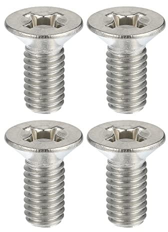 X AUTOHAUX 4pcs Brake Disc Rotor Screws Bolts Kit 93600-06014-0H for Honda