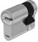Yale YC202KD501005N1 YC202 Zylinder für Schloss, 50 mm-10 mm, vernickelt, Mezzo cilindro