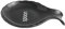 Soulnioi Spoon Rest Ceramic Spoon Holders Utensil Rest Stand Kitchen Counter Rest with Mini Handle for Spoons, Tongs, Spatula - Black
