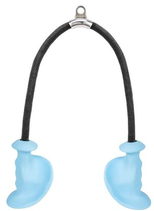JASPORT Ergonomisches Trizeps-Seil (Blau) für Indoor krafttraining für das Training von Trizeps, Rüchen, Bauch, für Kraftstation, Smith Rack, Fitnessstudio oder Gym zuhause, Anti-Hornhaut…