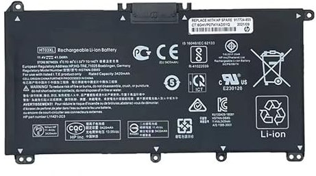 11.55V 41.7Wh HT03XL Laptop Battery Compatible for HP Pavilion 14-CE Series Pavilion 14-CE0020TX HSTNN-UB7J L11421-542 HT03XL HSTNN-IB8O L11421-1C