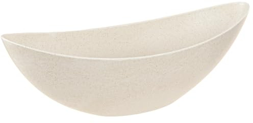 Viana Pflanzschiffchen Pflanzschale Beige Meliert 38,5cm 3St Innen Außen, 3 Stück