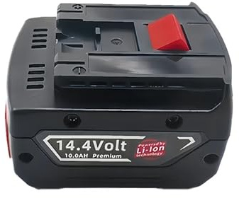 Batterie Lithium-ion 14,4 V 12800 MAh For Outils Électriques, Compatible Avec Bosch GBH GDR GSR 1080 DDS180 BAT614G(12.8Ah-1 charger-1)