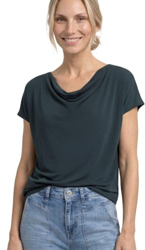 Street One Wasserfall Shirt deep Bound Green 46