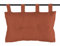 Caritex Cuscino Testata Letto Singolo o Matrimoniale, Testiera Letti Imbottita, Schienale Letto con Bottoni Decorativi, 45x70 cm, Con Passanti Per un Facile Montaggio BEA S809 (Terracotta)