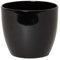 innaGLAS INNA-Glas Petit Pot de Fleurs, céramique, Noir, 8,5cm, Ø10,5cm - Pot Fleurs/Pot céramique
