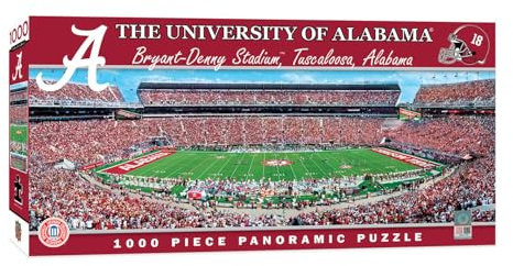 MasterPieces NCAA Alabama Crimson Tide 1000 Teile Panorama-Stadion-Puzzle (UAL1039)