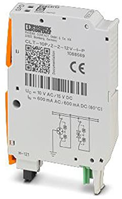 Phoenix Contact, 1088569, Überspannungsableiter, DIN-Schienen, 35V (Volts) CLIXTRAB CLT