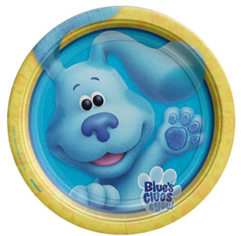Amscan 9913280-66 Blue's Clues Plate 23Cm