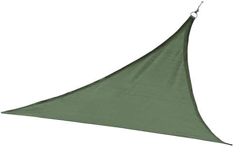 thesecrethome.es - Toldo Vela para Exteriores - Toldo de Sombra Impermeable - Protección UV para Jardín, Terraza, Patio, Exteriores - Toldo en 3 Tamaños (Triangular (Verde - 3x3 m))