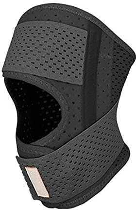 Unisex Verstellbare Kniebandage Elastisch Rutschfeste Dünn Knieschützer Knie Bandage Sportbandage mit Klettverschluss und Patellaöffnung Seitenstabilisatoren Knieorthese Klappbare Kniespange