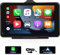 Camecho 7 Inch Screen Apple Carplay Android Auto Smart Player with Aux AV IN TF Card Type C connector Support DVR, Bluetooth, FM Transmitter, GPS