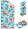 Fit-Flip Strandtuch XXL - Mikrofaser Badetuch - Strandtücher leicht und schnelltrocknend - 100% recyceltes Mikrofaser Handtuch - Strandhandtuch zum Baden (Tropic Flowers 200x90cm)