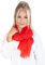 Lolus Dünner, leichter und weicher Uni Damen Schal in gewellter Struktur - Isabella (rot, One Size)