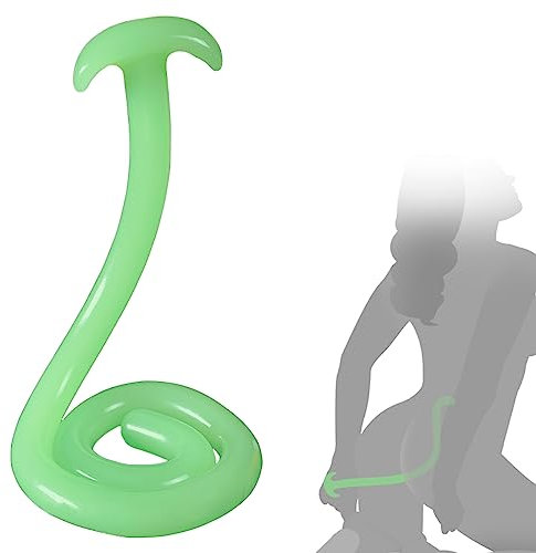 Gode Anal 100cm,Jouets En Silicone Godemiché Souple Buttplug,Anal Flexible Long,Godemiché XXL Géant,Anal Butt Plug Chaîne Anal Ecarteur,Masturbateur Pénis,Jouet Sexuel (Vert fluorescent)