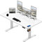 TRIUMPHKEY Grand Bureau réglable en Hauteur - 200 x 80 cm - Prise USB - 3 Commandes à mémoire - Réglable en Hauteur - Anti-Collision - Réglable en Hauteur - Blanc