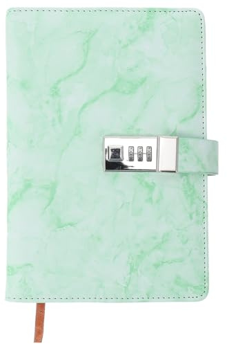 TEHAUX Diary with Lock and Key Locked Notebook for Daily Notes to-do Lists and Personal Planning Household Lock Diary for Students Teachers and Office Use 8.66 X 5.91 X 1.18 in
