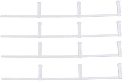 Toddmomy Kleiner Lattenzaun Terrarienzaun Mini-zierzäune Mini-Zaun-Dekorationen Miniatur Lattenzaun Glas-Container Miniaturgarten Miniatur-gartendekoration Pflanzenterrarium Rand Fee Weiß