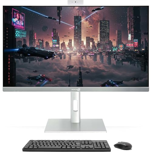 Simpletek All in One PC 27 4K i3 8. Generation | GTX 1660 6GB GDDR6 | Windows 10 Pro 16GB RAM - 480GB SSD | Desktop-PC Gaming Grafik, Videomontage