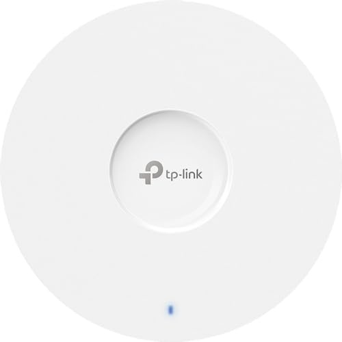 TP-Link EAP683 UR AX6000 Ceiling Mount WiFi Access Point, Wireless Access Point, Seamless Roaming, Dual-Band WiFi 6 Speeds, Omada Mesh, PoE+ Powered, Centralized Management, Ultra-Range Coverage