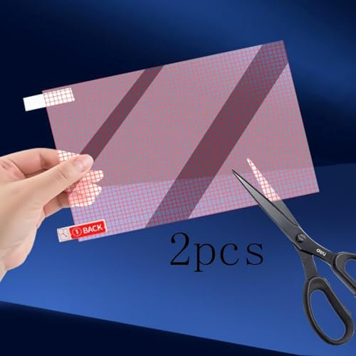 Asoway Protector Pantalla Hidrogel Protector Universal y recortable 300 x 205 mm [2 Piezas], flexibilidad HD Antihuella Alta Sensibilidad